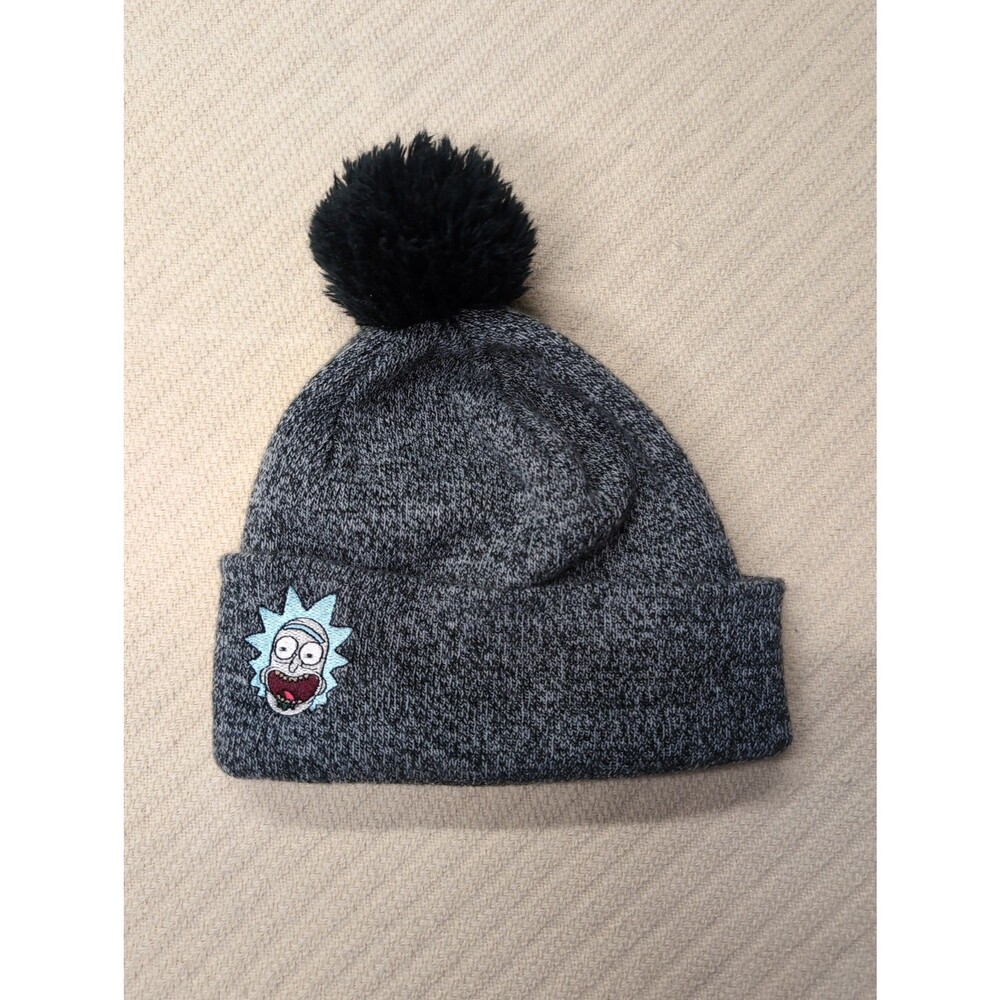Rick and Morty Beanie Hat with Pom Pom